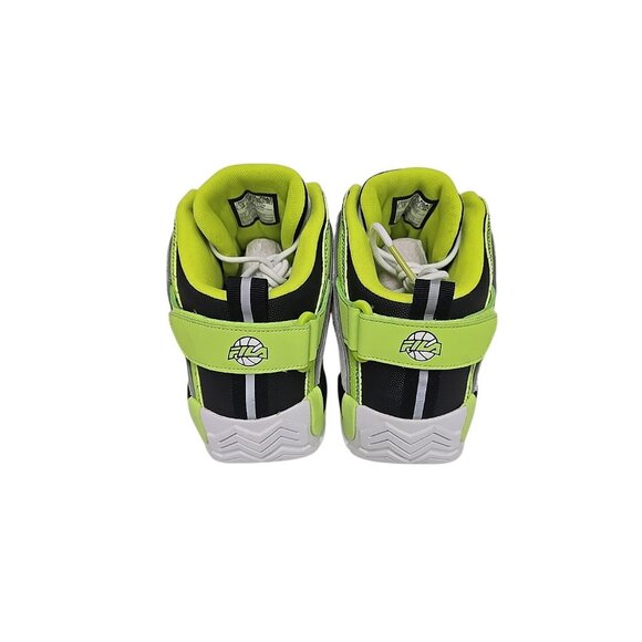 Fila Men's Grant Hill 2 1BM0887-116 Basketball Shoe White Black Lime Size 12M - Picture 3 of 7